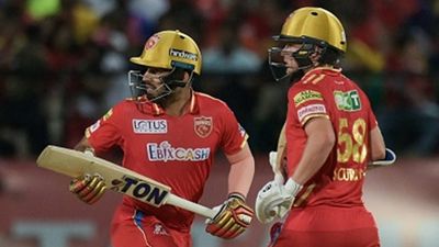 Why Sam Curran captained Punjab Kings instead of Jitesh Sharma in Shikhar Dhawan's absence? Sanjay Bangar says, 'I think maybe the impression could...' Jitesh Sharma and Sam Curran run between the wickets (Getty Images)