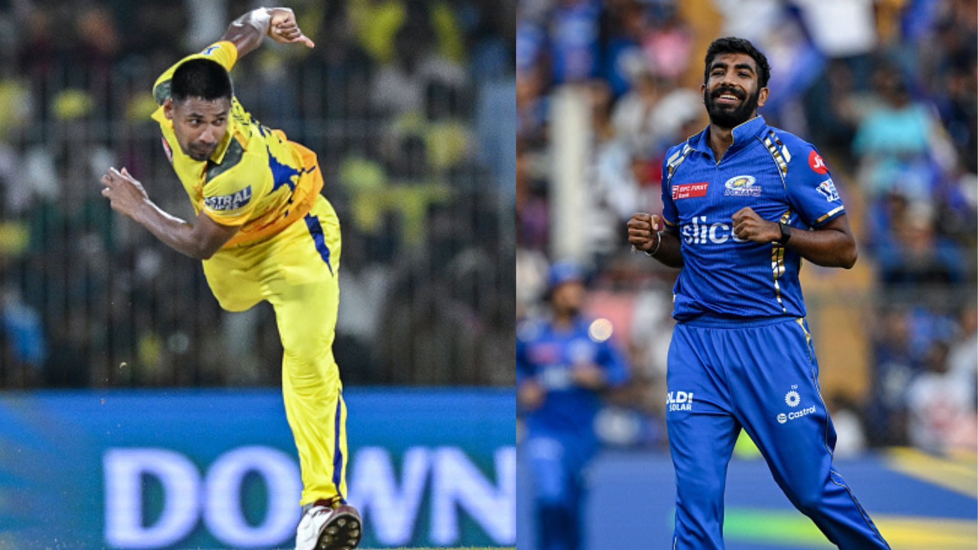 IPL 2024 Purple Cap: Jasprit Bumrah misses out on reclaiming top spot; CSK’s Mustafizur Rahman climbs to third position after clash against MI CSK's Mustafizur Rahman (L) and Mumbai Indians' Jasprit Bumrah. (Getty)