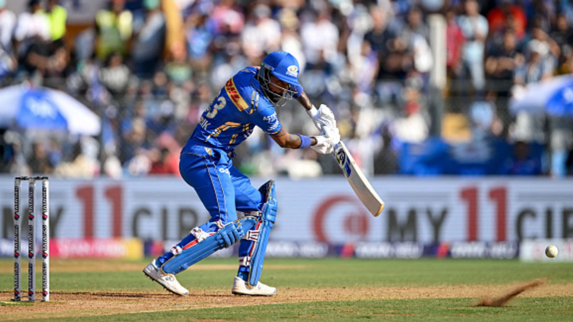BCCI mulls over this CSK star for T20 World Cup 2024 as Hardik Pandya's alternative amidst his dismal show in IPL 2024 Mumbai Indians skipper Hardik Pandya in this frame. (Getty)
