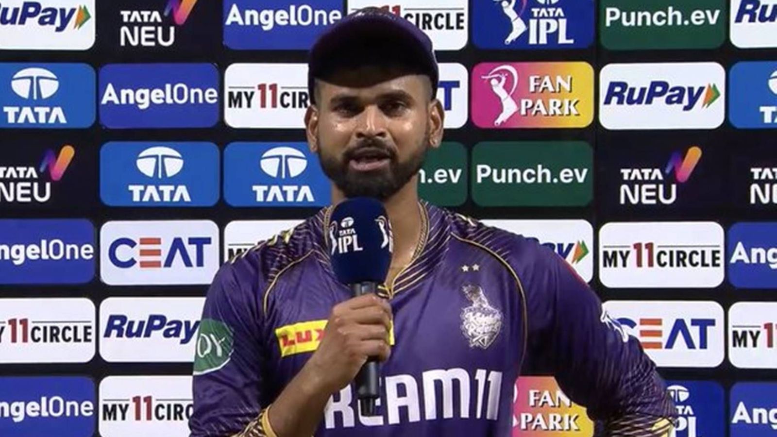 'It's good that it happened now...': Shreyas Iyer's KKR humbled as Jos Buttler steals Sunil Narine's thunder with 7th IPL ton KKR captain Shreyas Iyer in the post-match presentation (Screengrab: X)