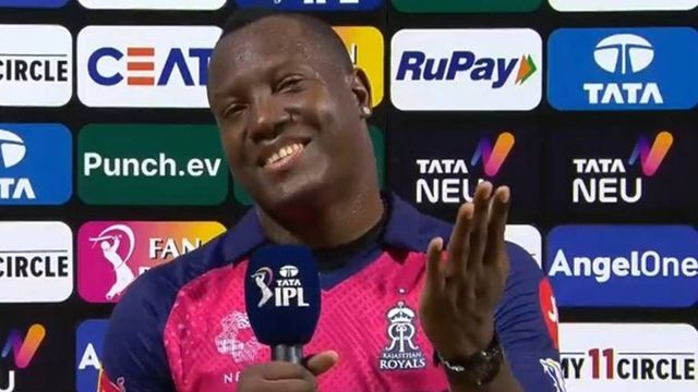 'For last 12 months I have been whispering in Sunil's ear': Rovman Powell hints at Narine's inclusion in T20 World Cup squad despite latter's reluctance Rajasthan Royals' Rovman Powell talking to the broadcasters (Screengrab: X)