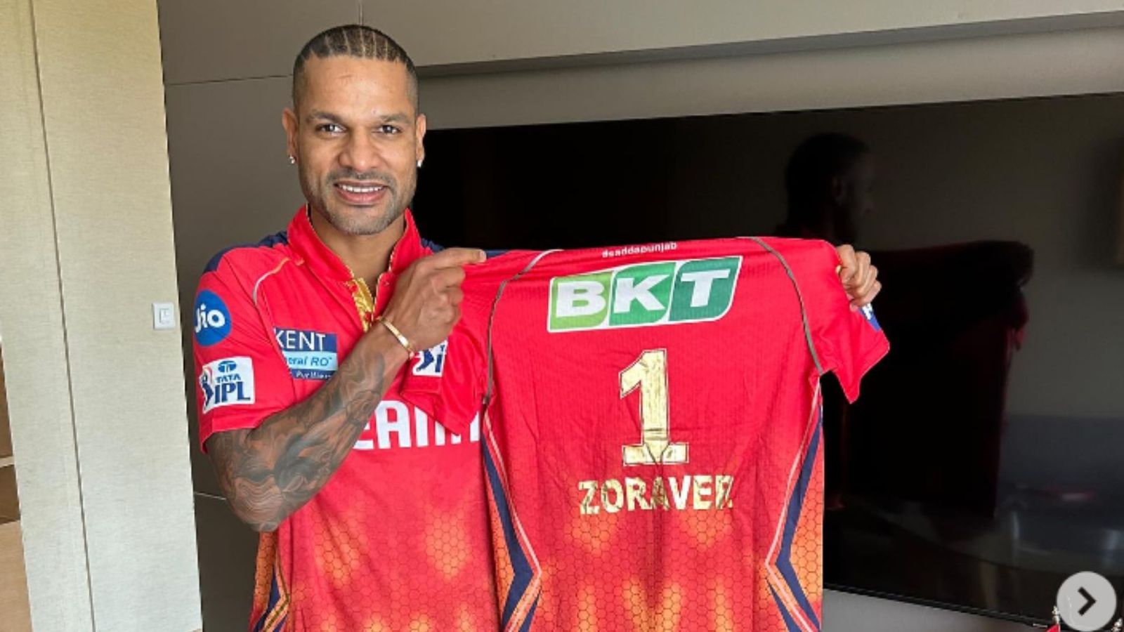 Punjab Kings’ skipper Shikhar Dhawan posts emotional message for son Zoravar amid IPL 2024, see viral photos here Punjab Kings' captain Shikhar Dhawan. (Screengrab: Instagram/Shikhar Dhawan)