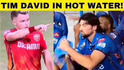 Tim David caught CHEATING vs PBKS, used replay to help team review a wide SportsTak