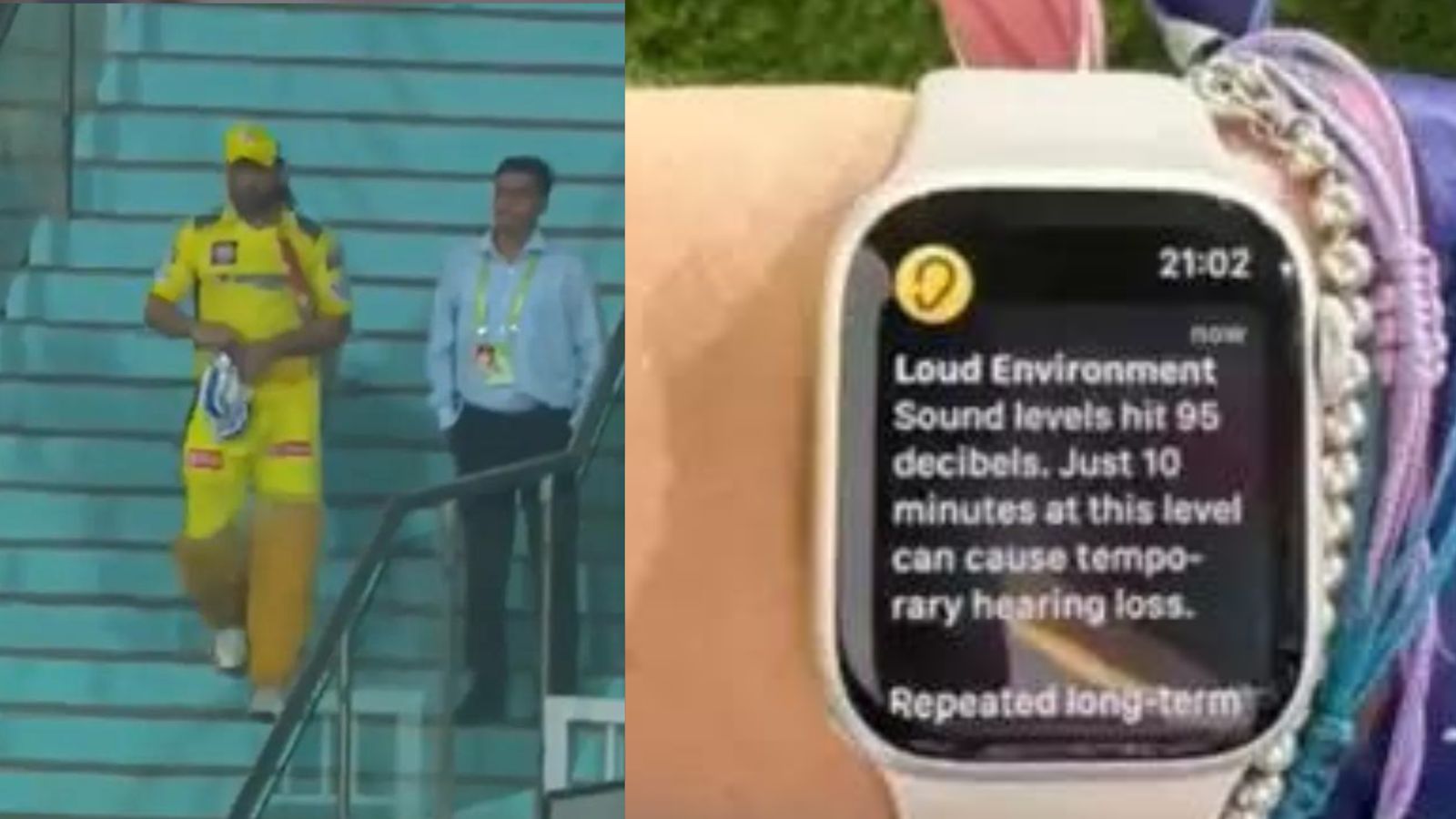 Quinton de Kock's wife shares proof of deafening sound levels when MS Dhoni took crease during LSG vs CSK match MS Dhoni scored a lighting 9-ball 28 during LSG vs CSK clash.