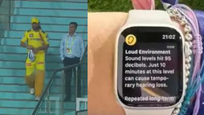 Quinton de Kock's wife shares proof of deafening sound levels when MS Dhoni took crease during LSG vs CSK match MS Dhoni scored a lighting 9-ball 28 during LSG vs CSK clash.