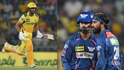 IPL 2024 Points Table: CSK remain unaffected despite loss against LSG, KL Rahul's brigade continue to grab 5th spot CSK captain Ruturaj Gaikwad (left) and LSG's KL Rahul and Krunal Pandya in this frame. (Getty)