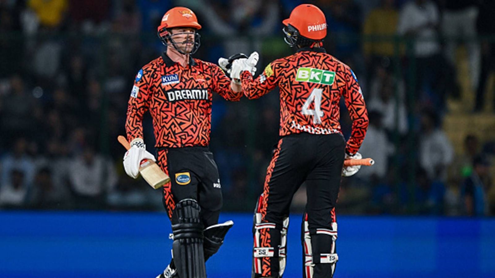 Travis Head, Abhishek Sharma create T20 cricket history, register highest powerplay score against hapless Delhi Capitals bowling attack Travis Head and Abhishek Sharma during the clash against Delhi Capitals (Getty Images)