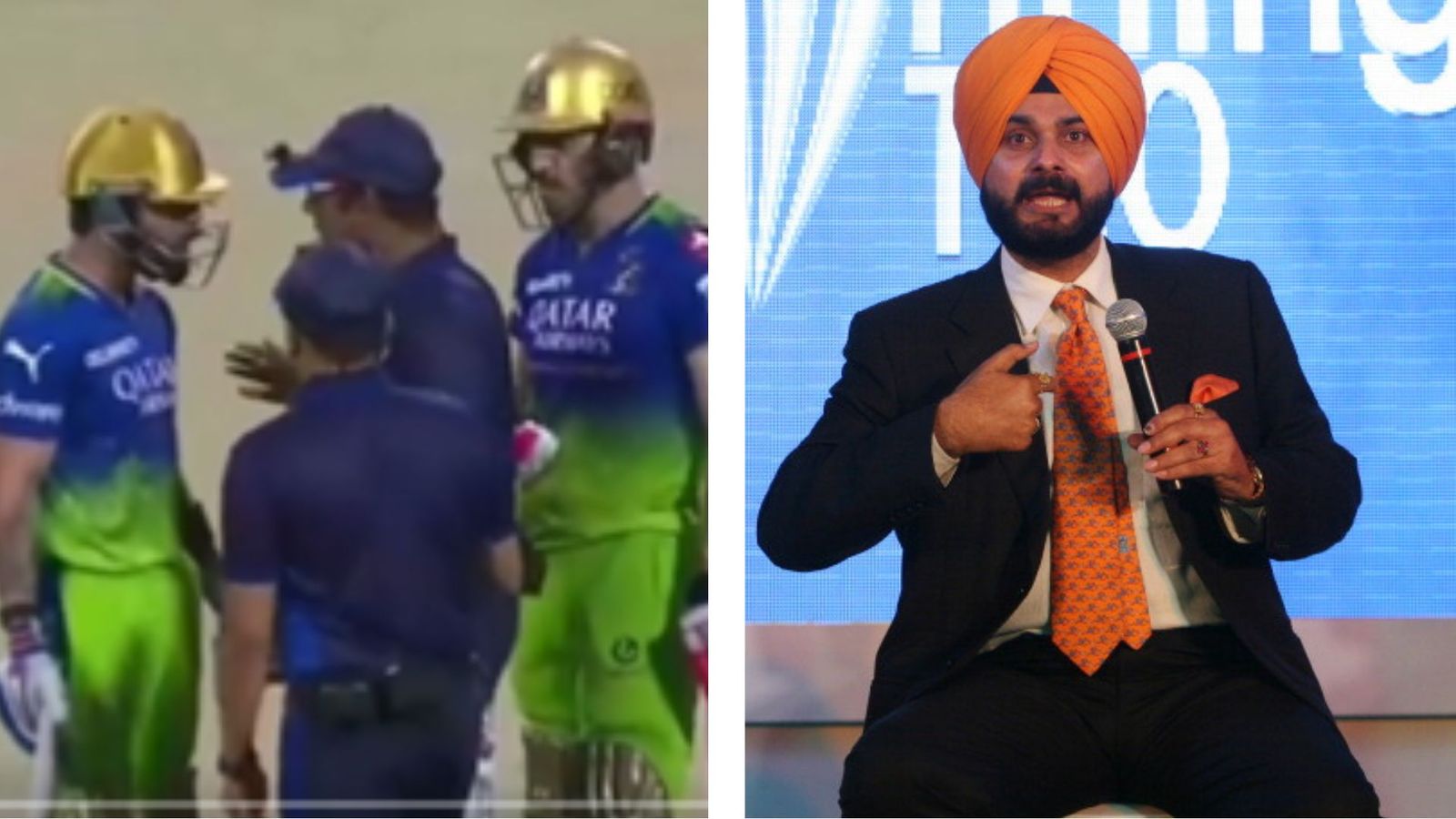 'Not good for the spirit of the game. Chaati thok ke...': Navjot Singh Sidhu's blistering take after Virat Kohli's dismissal and outburst against KKR 'Not good for the spirit of the game. Chaati thok ke...': Navjot Singh Sidhu's blistering take after Virat Kohli's dismissal and outburst against KKR