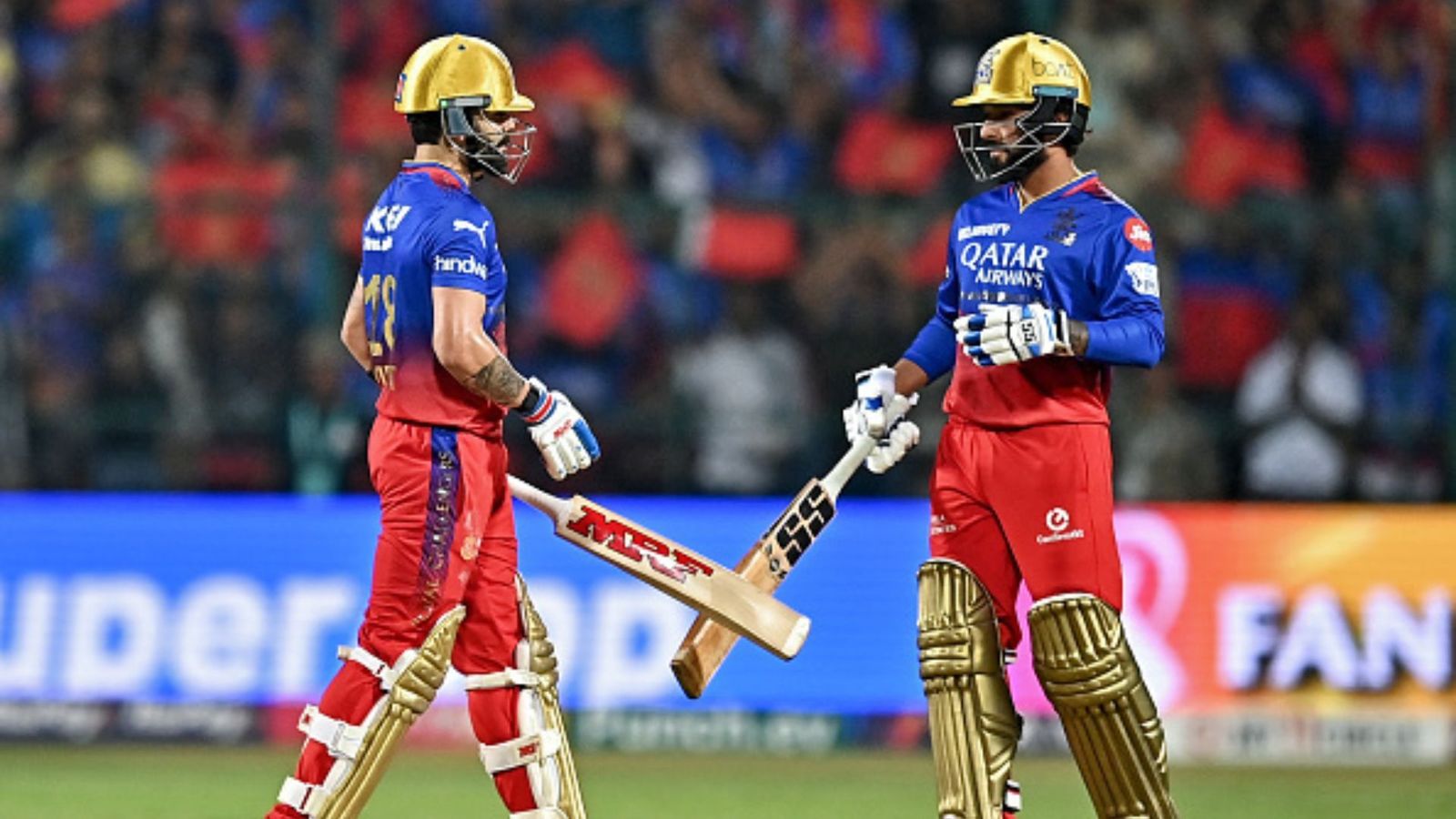IPL 2024: Aaron Finch blasts star RCB batter for recklessness against KKR, says 'he needed to chill out for...' Royal Challengers Bengaluru's Virat Kohli (L) and Rajat Patidar. (Getty)