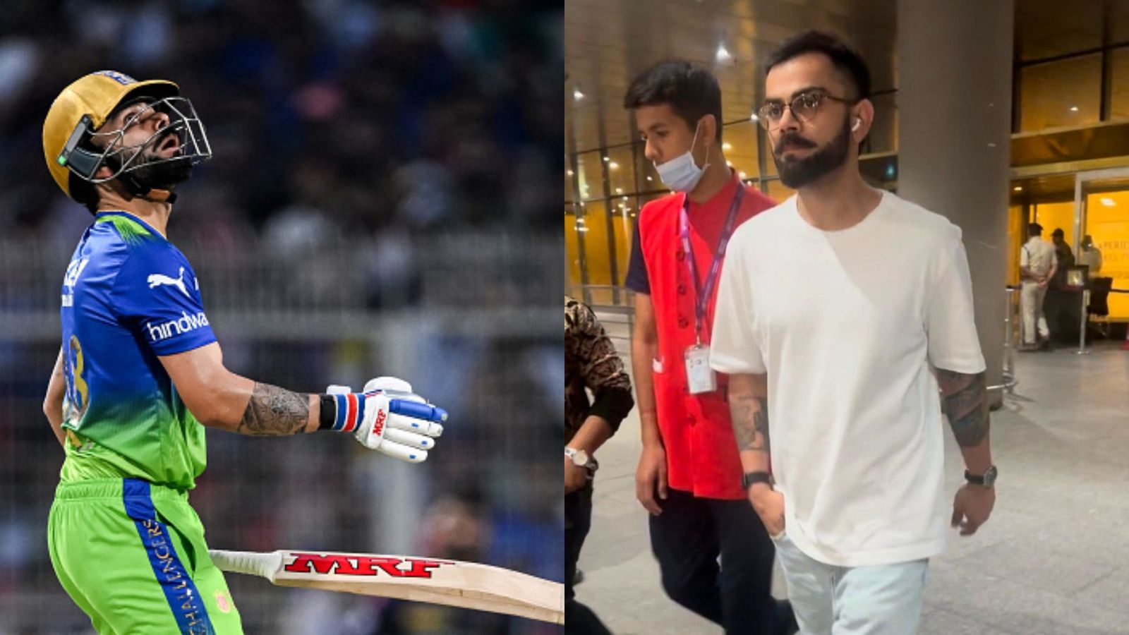 WATCH - Virat Kohli's heartbreaking reaction to Paparazzi saying 'out nahi the aap' goes viral Virat Kohli spotted at Mumbai airport
