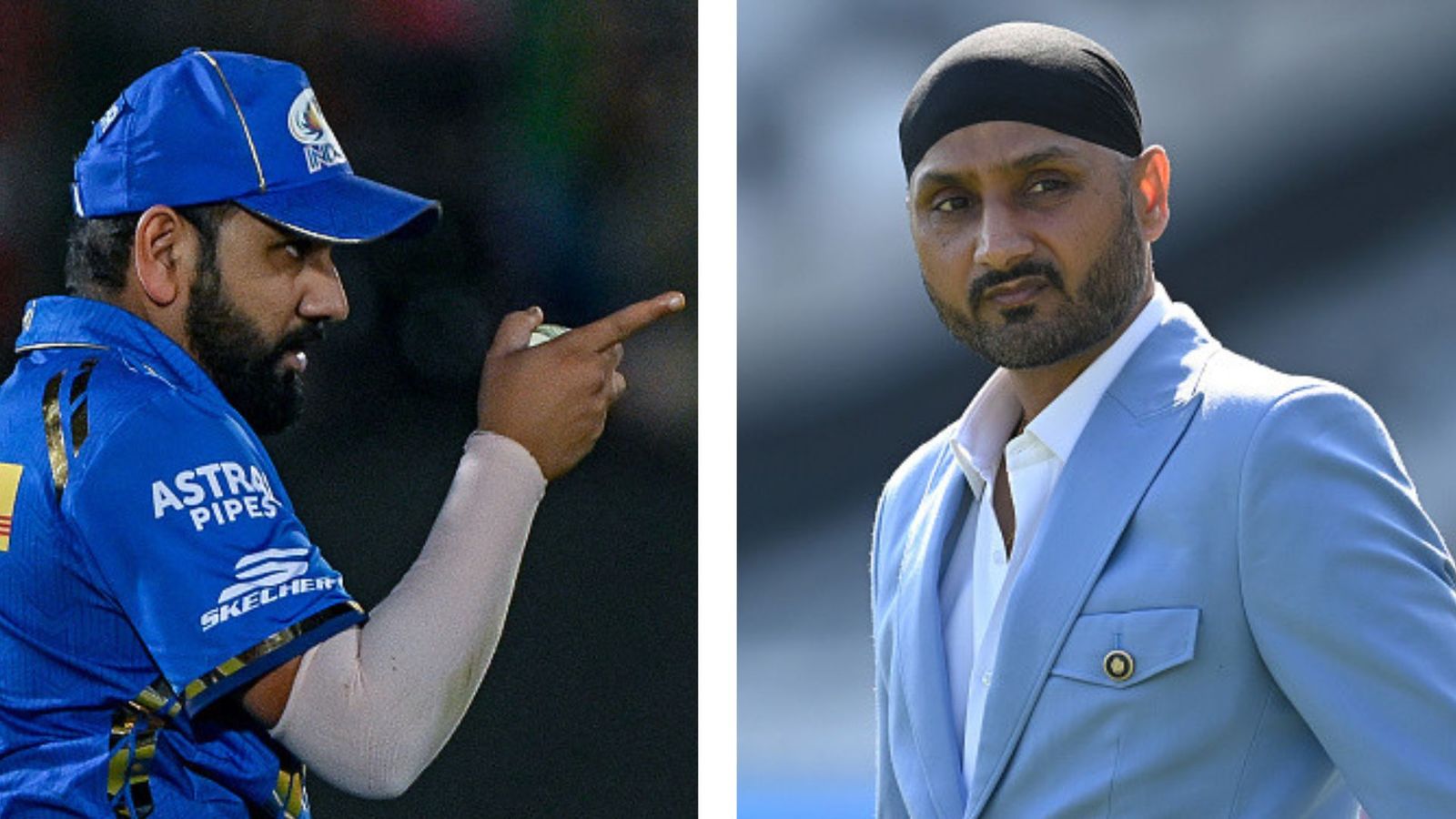 Harbhajan Singh drops bombshell opinion, reveals who should replace Rohit Sharma as T20I captain of India and it's not Hardik or Bumrah Rohit Sharma (L) and Harbhajan Singh (R). (PC: Getty).