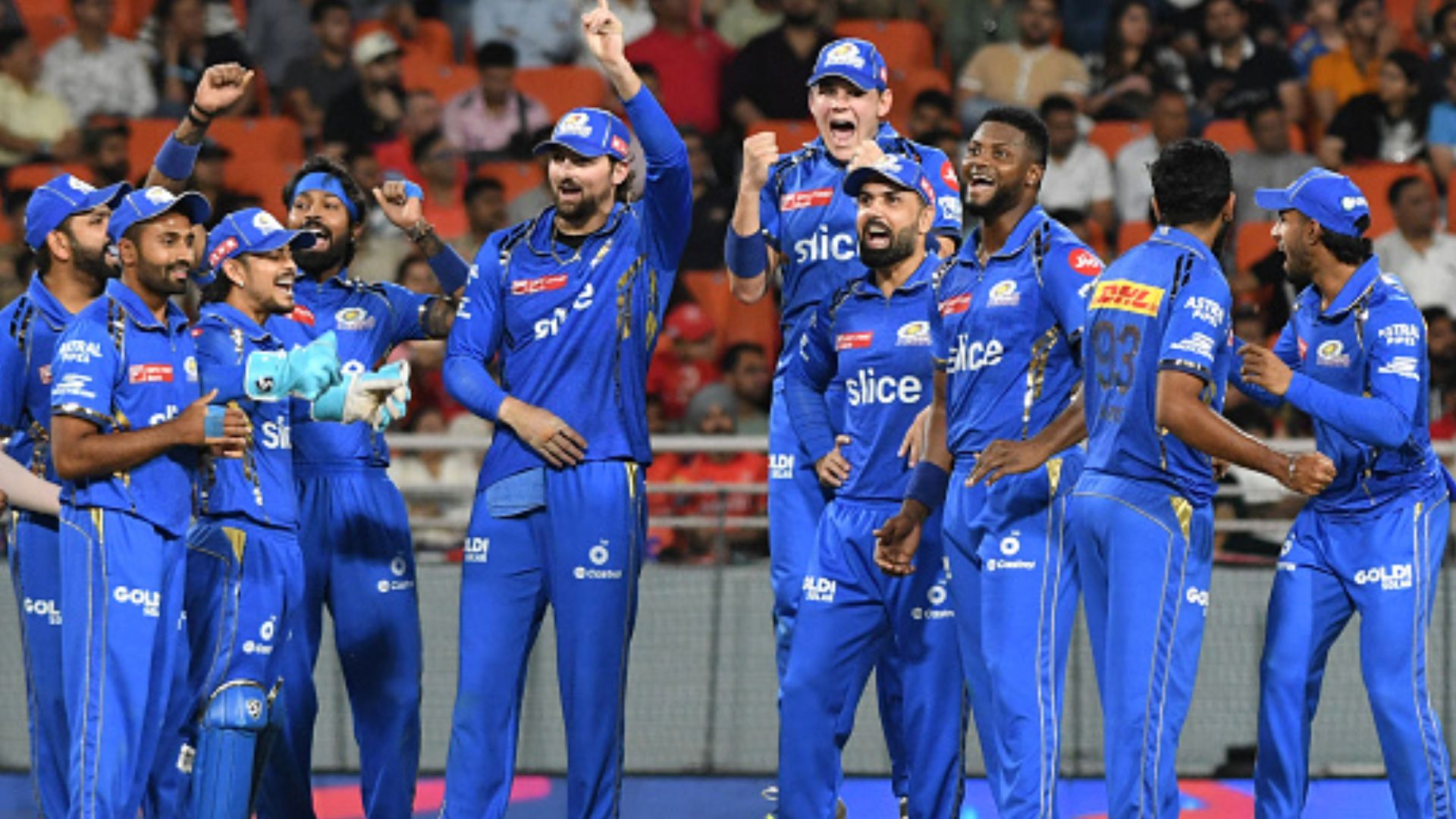 IPL 2024: Can Mumbai Indians still qualify for the playoffs? Here is what must happen for Hardik Pandya's team Mumbai Indians players. (PC: Getty).