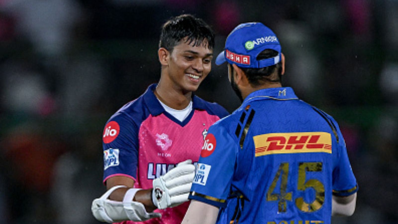 RR’s Yashasvi Jaiswal says ‘winning the match is important’ to Rohit Sharma after hitting century vs MI, Watch video here RR’s Yashasvi Jaiswal says ‘winning the match is important’ to Rohit Sharma after hitting century vs MI, Watch video here