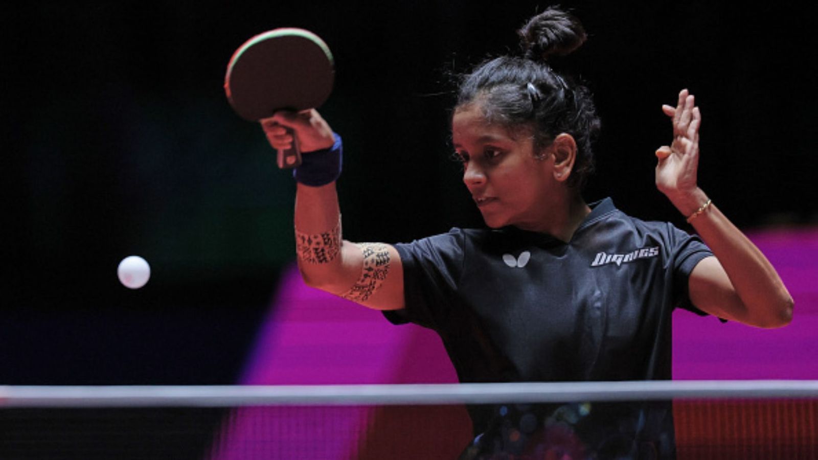 Sreeja Akula moves past Manika Batra to become India’s no.1 Table Tennis player in women’s singles Sreeja Akula of India. (Getty)