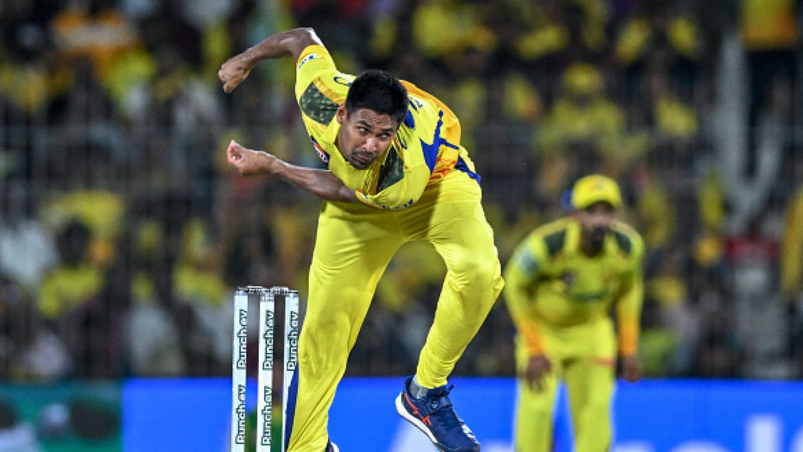 IPL 2024 Purple Cap: Mustafizur Rahman climbs up the ladder after CSK vs LSG clash, Jasprit Bumrah keeps the cap CSK's star pacer Mustafizur Rahman in this frame. (Getty)
