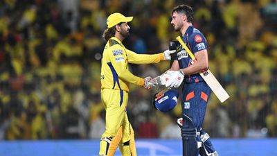 'MS Dhoni told one thing to me': Marcus Stoinis reveals Ex-CSK skipper's winning 'Mantra' he used to breach Chepauk fortress MS Dhoni and Marcus Stoinis shaking hands after CSK vs LSG clash (Getty)