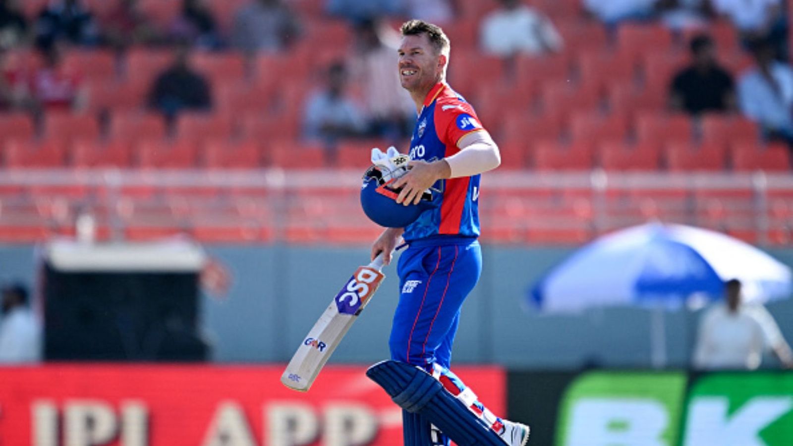 WATCH: David Warner's epic reaction to getting free Aadhar card ahead of DC vs GT clash will make your day David Warner in frame (Getty)