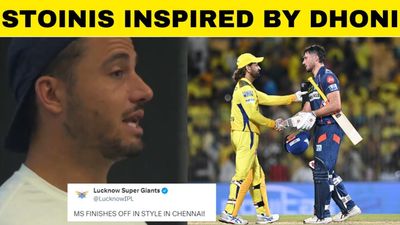 How an MS Dhoni 'mantra' led Marcus Stoinis to success vs Chennai Super Kings SportsTak