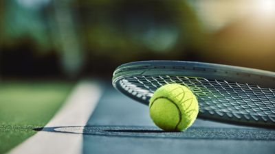 FIR lodged against Indian tennis player for morphing girl's photo Representational image of tennis ball, racket and court ground. (Getty)