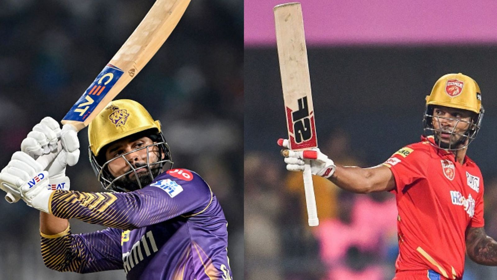 IPL 2024, KKR vs PBKS Live Streaming: When and where to watch Kolkata Knight Riders vs Punjab Kings match online? Kolkata Knight Riders' captain Shreyas Iyer (L) and Punjab Kings' skipper Shikhar Dhawan. (Getty)