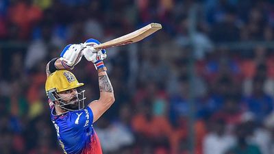 Virat Kohli surpasses Suresh Raina to become first batter in IPL history to achieve this feat RCB opener Virat Kohli plays a lofted shot (Getty Images)