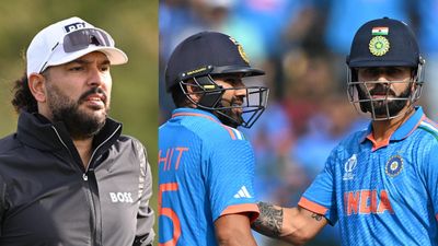 'They deserve to retire when...': Yuvraj Singh drops big statement on Rohit Sharma and Virat Kohli's future in international cricket (L-R) Legendary Indian cricketer Yuvraj Singh, Indian captain Rohit Sharma and Virat Kohli. (File Photo: Getty)