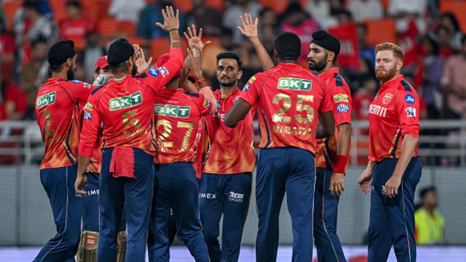 Punjab Kings' star leaves IPL 2024 midway after team's record-breaking run-chase against Kolkata Knight Riders Punjab Kings players celebrate with each other in this frame. (Getty)