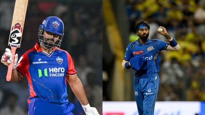 DC vs MI: Hardik Pandya drops Gerald Coetzee after electing to bowl first, Rishabh Pant makes one change as well; check playing XIs Rishabh Pant and Hardik Pandya in the frame (Getty)