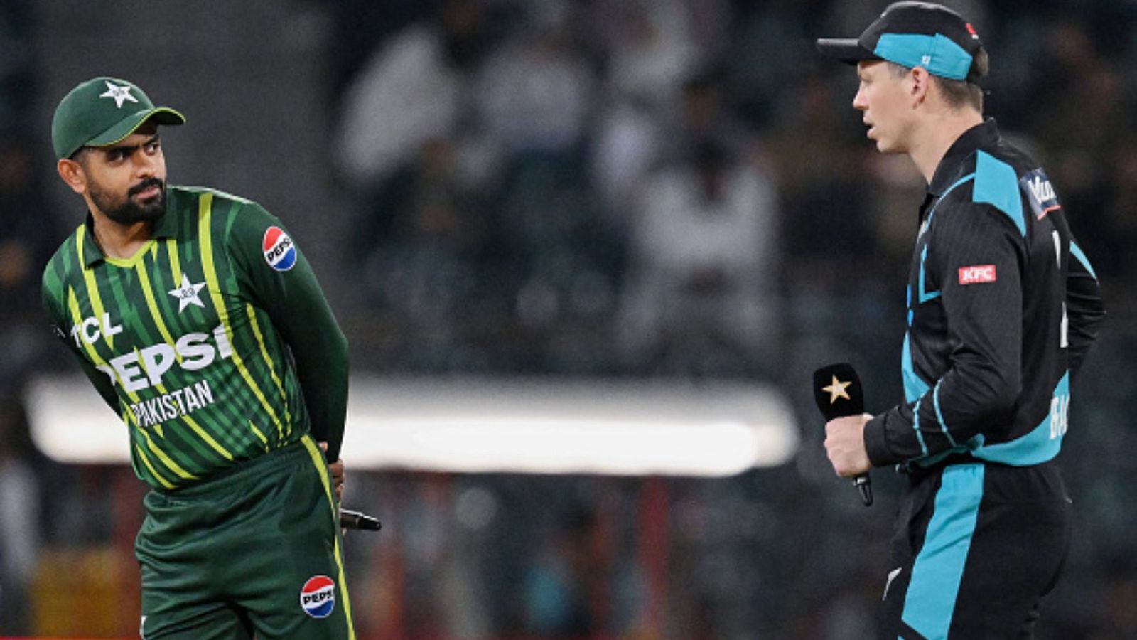 PAK vs NZ 5th T20I: Babar Azam brings back Shaheen Afridi; New Zealand make three big changes after winning toss; check playing XIs Babar Azam and Michael Bracwell in the frame (Getty)