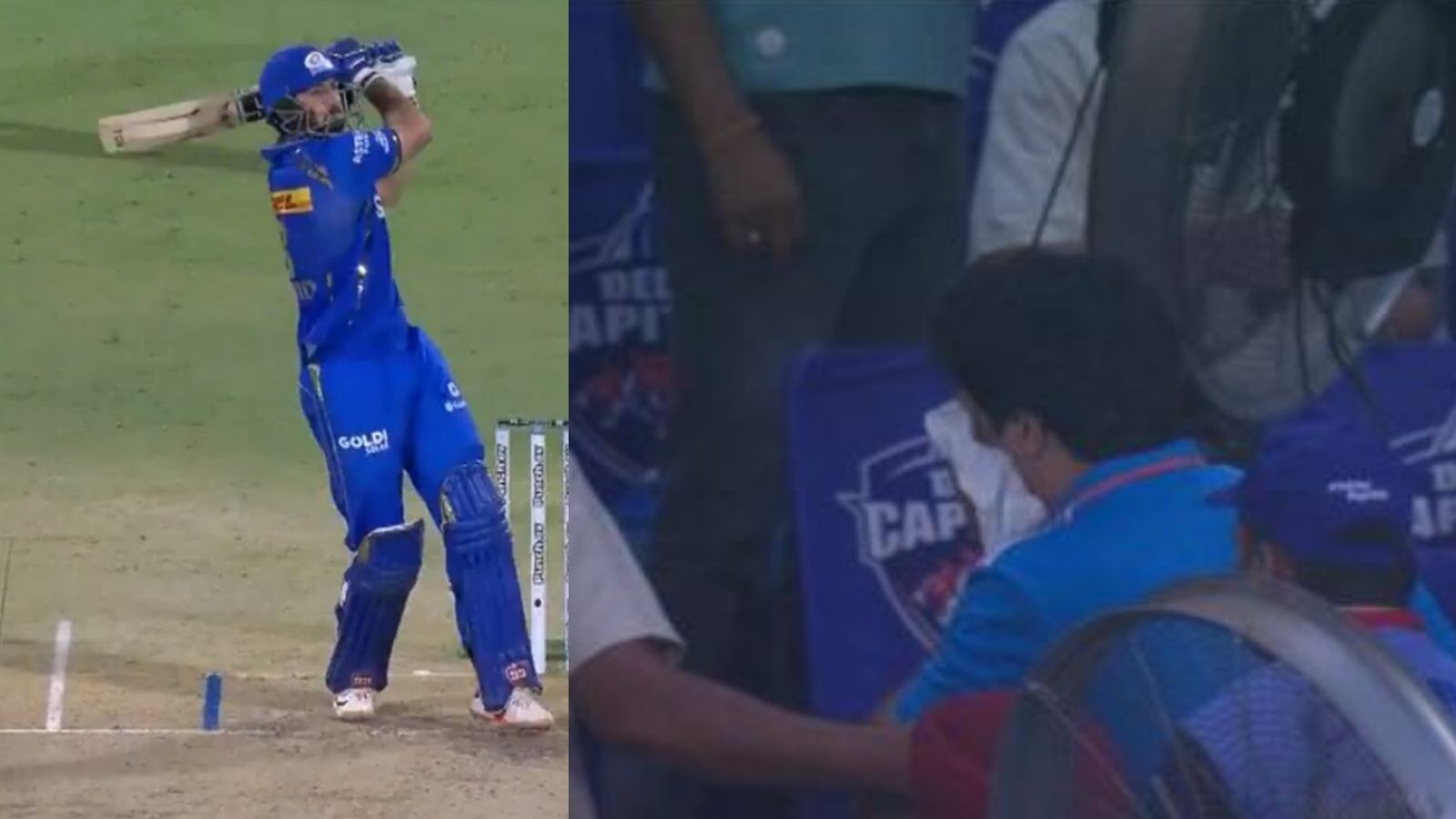 Fan badly injured by Tim David's outrageous six, left bleeding, prompting immediate medical attention during DC vs MI's IPL 2024 match A fan was hit by Tim David's six during DC vs MI's IPL 2024 match. (Screengrab-X)