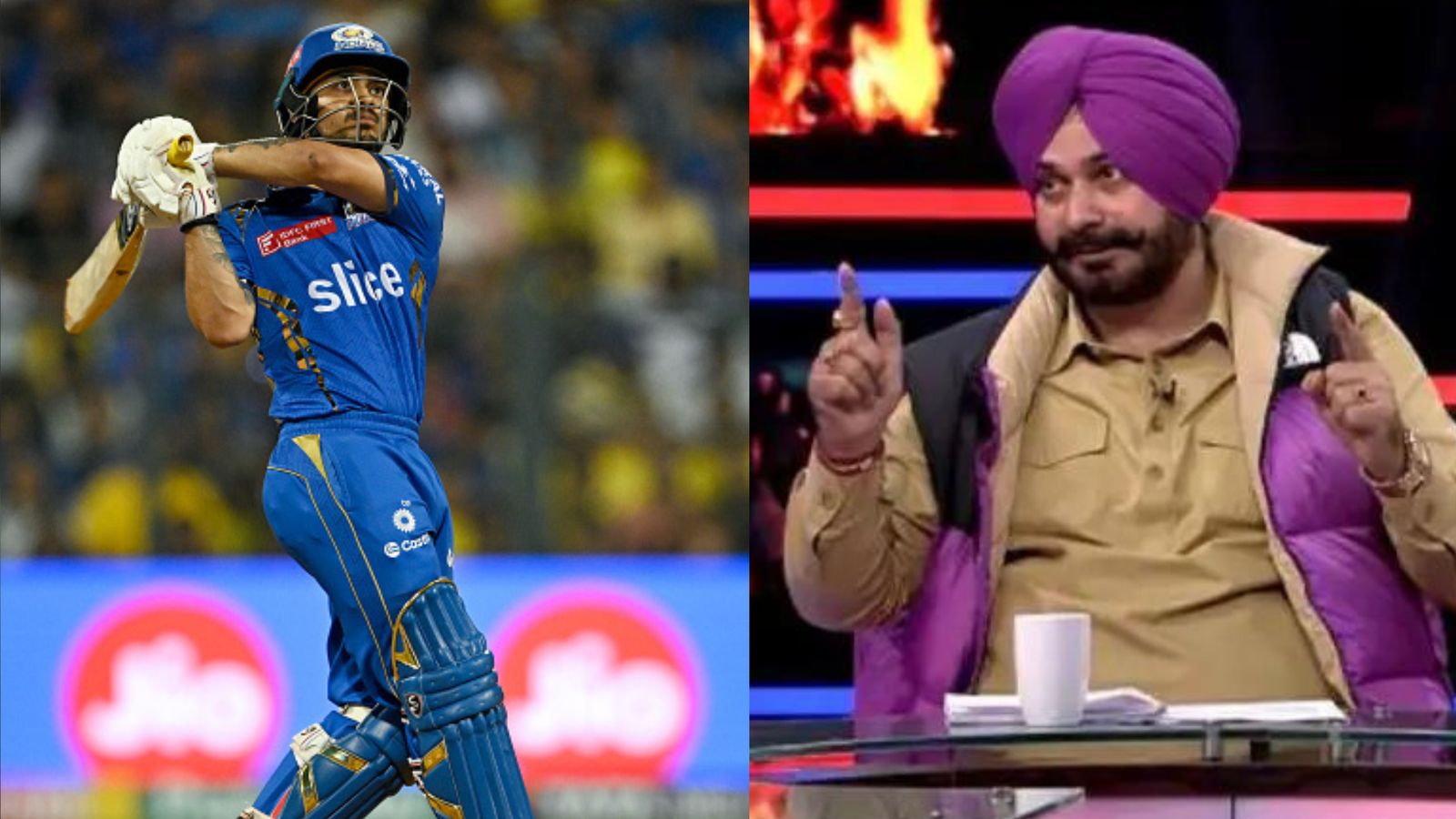 'Had BCCI not punished him...': Navjot Singh Sidhu's stunning remark on Ishan Kishan's central contract snub Mumbai Indians' Ishan Kishan (left) and former India's star batter Navjot Singh Sidhu in this frame. (Getty-X)