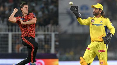 'Don’t think I’m going to outsmart someone like MSD': Pat Cummins wary of MS Dhoni threat ahead of CSK vs SRH clash Pat Cummins and MS Dhoni in frame (Getty)
