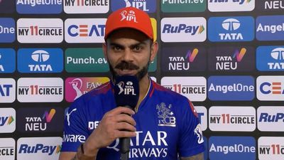 'All people who talk about strike rates and me not playing spin well...': Virat Kohli slams his critics after 44-ball 70 against Gujarat Titans Virat Koli in the post-match press conference (Screengrab: X)