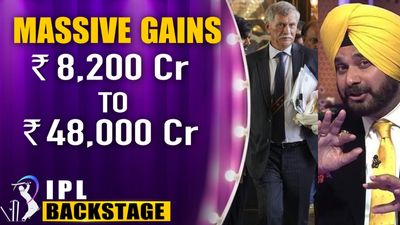 IPL Backstage: From Sony to Star Sports, three shifts in 16 years skyrocket value from Rs 8,200 cr to Rs 48,000 cr Indian Premier League's trophy in this frame. (Getty)