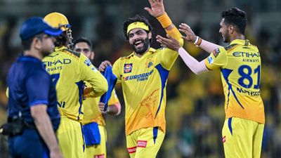 IPL 2024 Points Table: Chennai Super Kings move up in the standings after dominant win over Sunrisers Hyderabad; check here Ravindra Jadeja (C) celebrates with teammates. (PC: Getty).