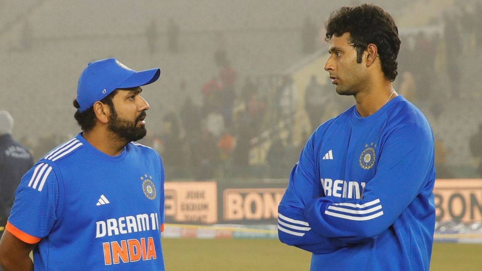 'Bowling bhi daalega, batting bhi milega’: Shivam Dube reveals motivational words of Rohit Sharma after T20 World Cup squad announcement India captain Rohit Sharma (L) with all-rounder Shivam Dube. (Photo Courtesy: X)