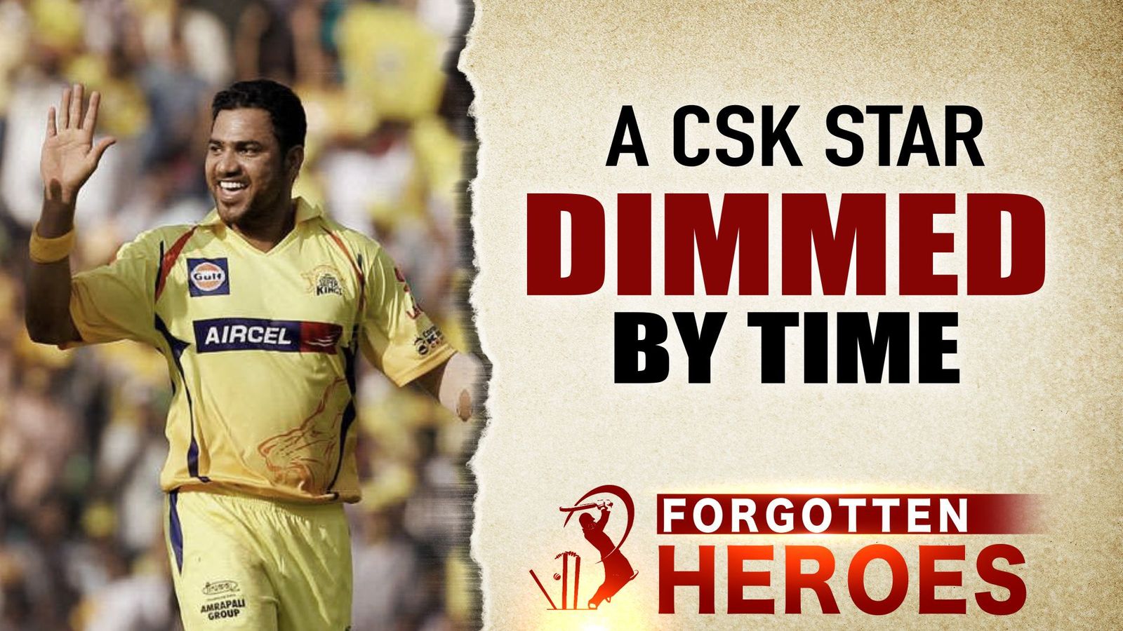 IPL Forgotten Heroes: The story of CSK's other left-arm spinner who shone with MS Dhoni, now lost in time Former CSK bowler Shadab Jakati in this frame. (File photo-Getty)
