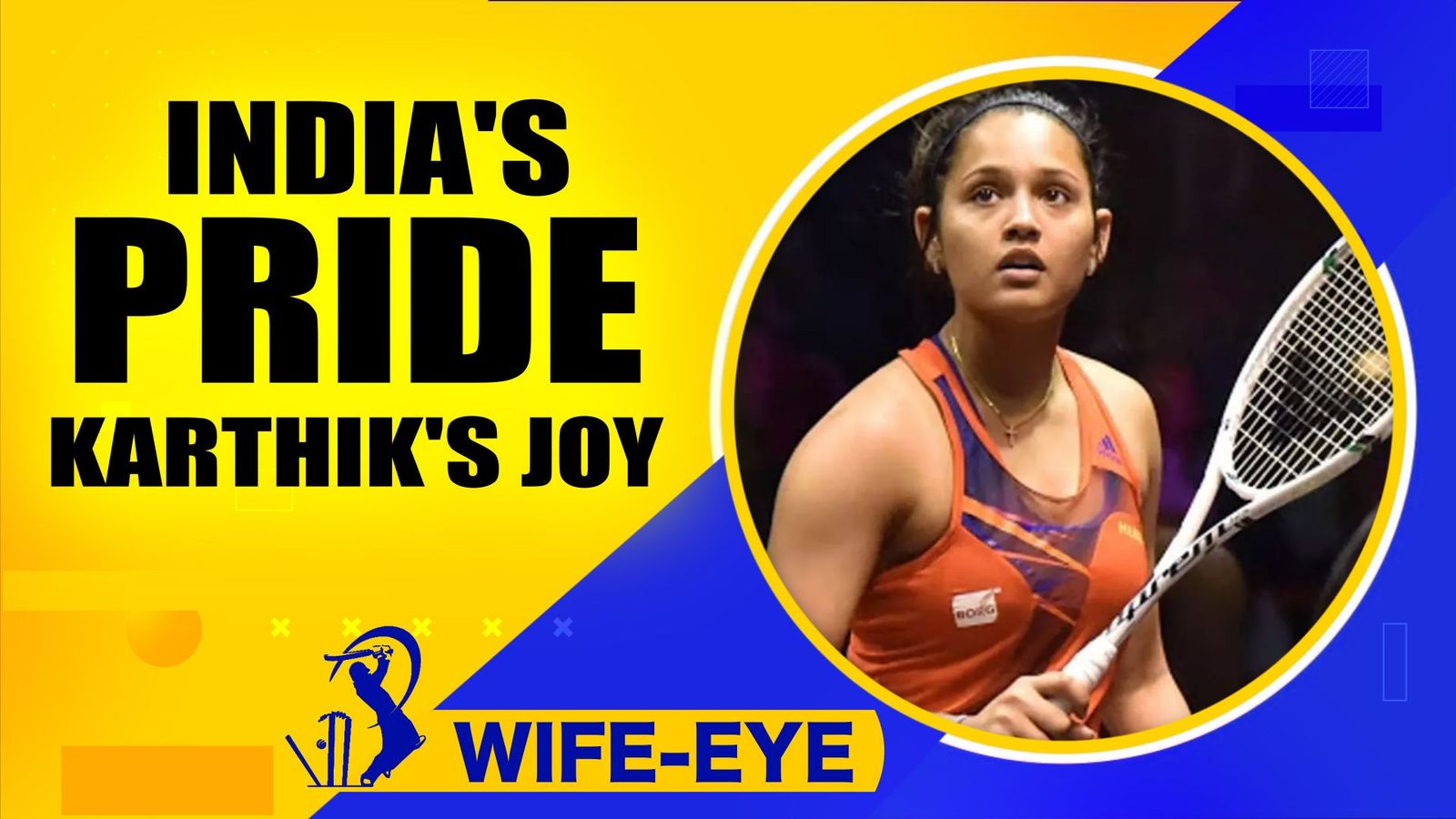 Wife-Eye: Meet Dipika Pallikal, Dinesh Karthik's better half and India's squash sensation Dipika Pallikal and Dinesh Karthik. (PC: Instagram).