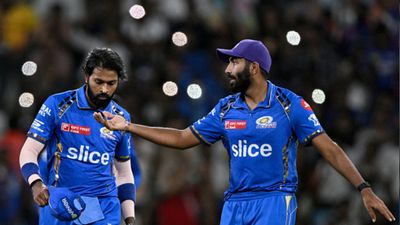Hardik Pandya on verge of getting banned, brutally punished after MI's seventh defeat in IPL 2024, other Mumbai players too face brunt Mumbai Indians' Hardik Pandya (left) and Jasprit Bumrah in this frame. (Getty)
