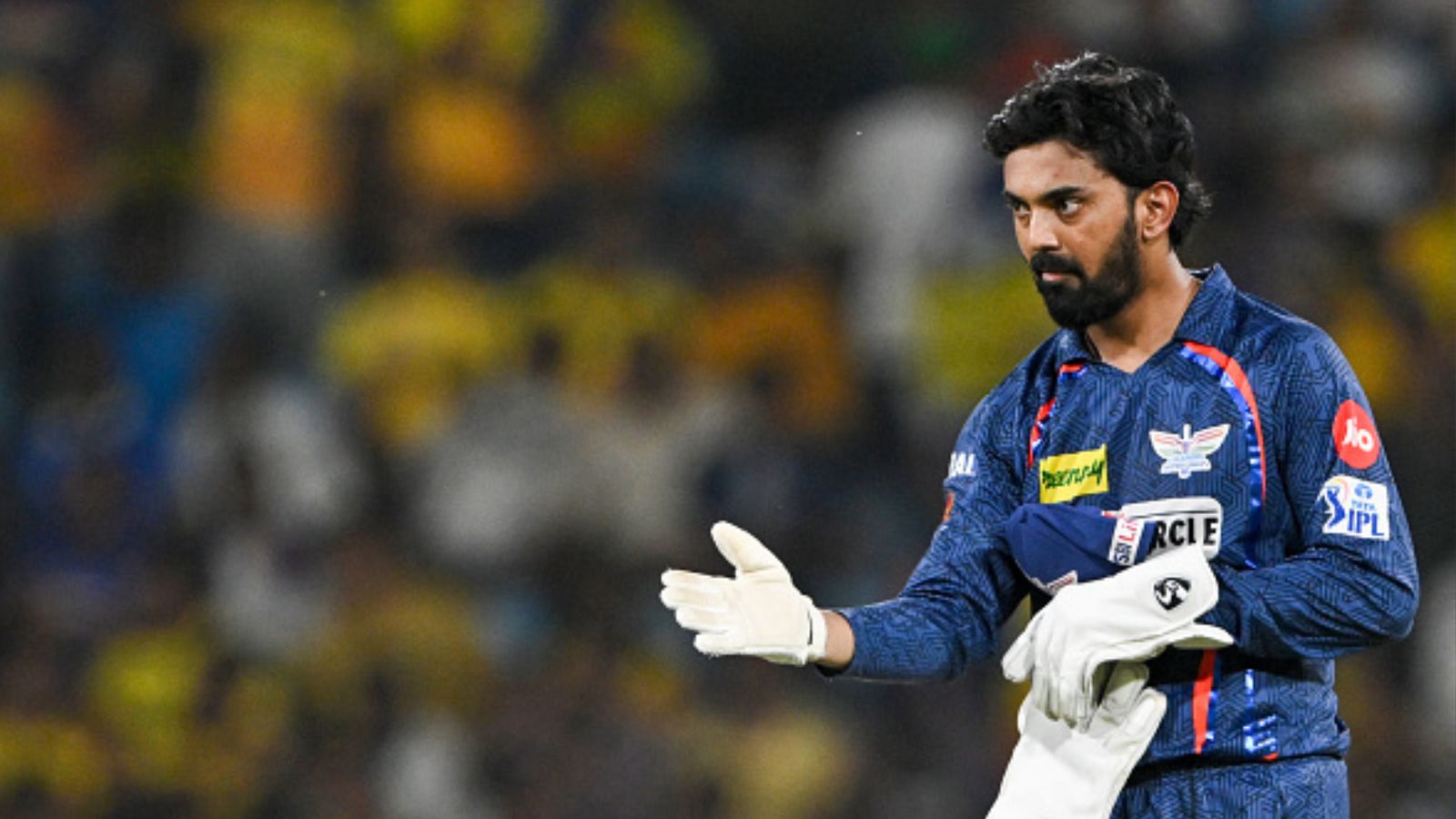 KL Rahul finally reacts after getting ignored in India's T20 World Cup 2024 squad, receives Bollywood star's backing LSG skipper KL Rahul in this frame. (Getty)