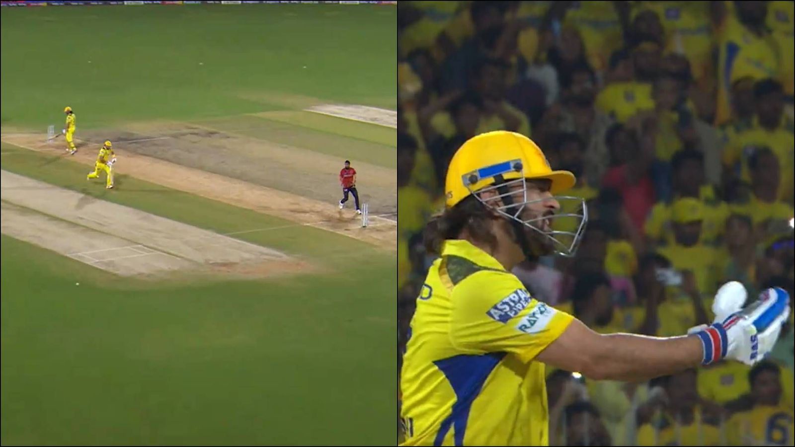 WATCH: MS Dhoni denies single to CSK's Rs 14 crore recruit in last over before getting out for first time in IPL 2024 MS Dhoni sends back Daryl Mitchell in last over (Screengrab: X, Jio Cinema)