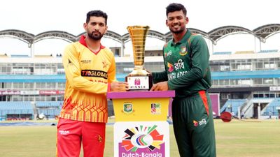 BAN vs ZIM T20I Live Streaming: When and where to watch Bangladesh vs Zimbabwe 1st T20I match online in India? Know all details here Sikandar Raza and Najmul Hossain Shanto in frame (credit: Bangladesh Cricket)