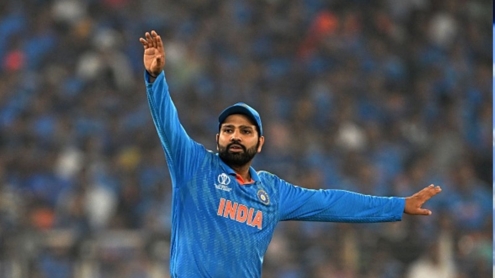WATCH: Kyun janna hai aapko? Rohit Sharma schools journalist over inquiry on India's team combination for T20 World Cup India skipper Rohit Sharma in this frame. (Getty)