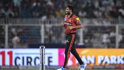 IPL 2024: T Natarajan snatches Purple Cap from Jasprit Bumrah after brilliant spell in SRH's win over RR Sunrisers Hyderabad's star pacer T Natarajan In this frame. (Getty)