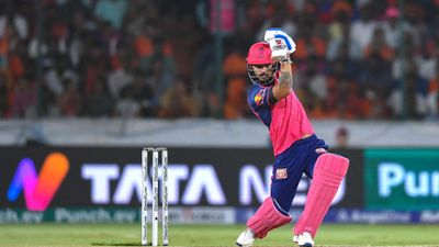 IPL 2024 Orange Cap: Riyan Parag enters tops 5 after SRH vs RR's thriller, Ruturaj Gaikwad continues his stay on summit RR's star batter Riyan Parag in this frame. (Getty)