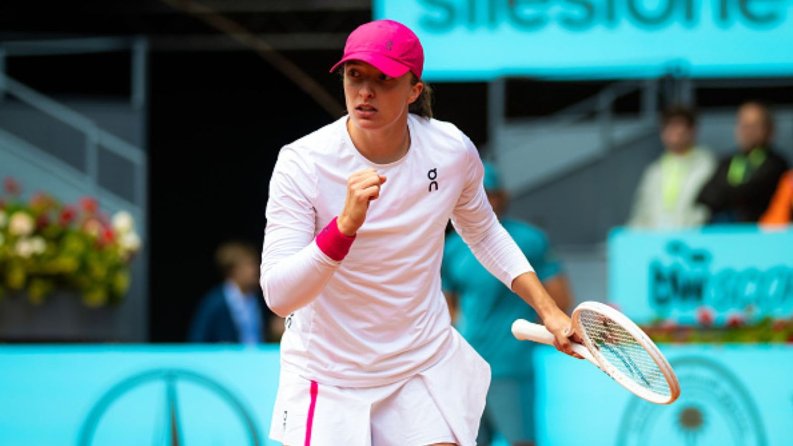 Madrid Open 2024: World No. 1 Iga Swiatek moves past Madison Keys to storm into final, Daniil Medvedev retires with injury in quarters Iga Swiatek of Poland in action against Madison Keys in the Madrid Open semifinal. (Getty)