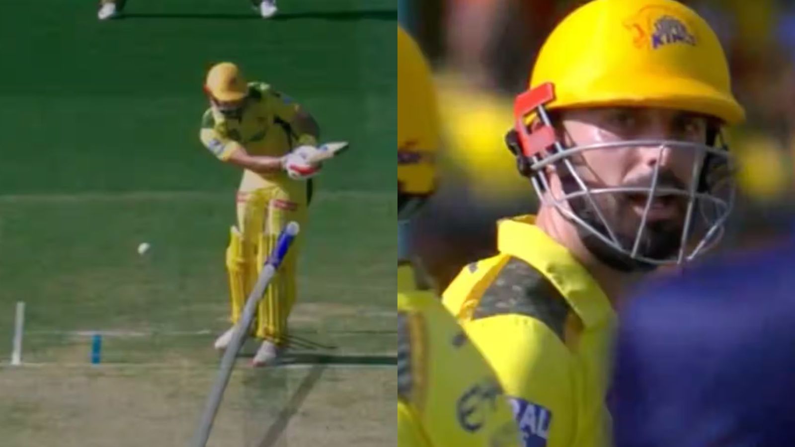 WATCH - Daryl Mitchell's fuming reaction towards umpires after his LBW decision against Harshal Patel Daryl Mitchell's reaction to his dismissal vs PBKS (Twitter screen grab)