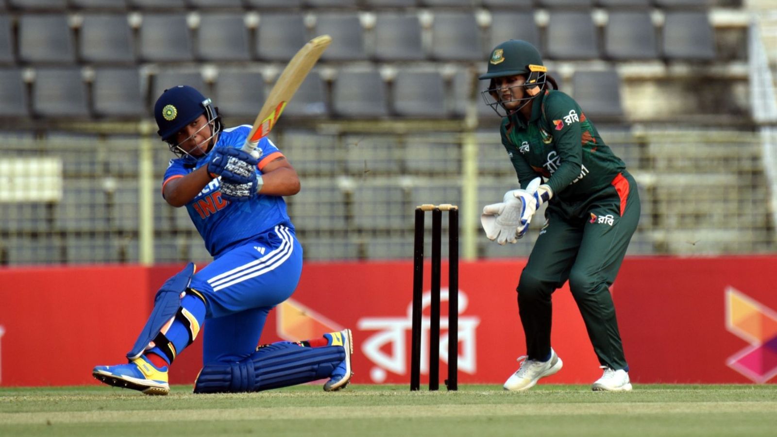INDW vs BANW 4th T20I Live Streaming: When and where to watch India Women vs Bangladesh Women 4th T20I match online in India? Know all details here India Women vs Bangladesh Women (Twitter)