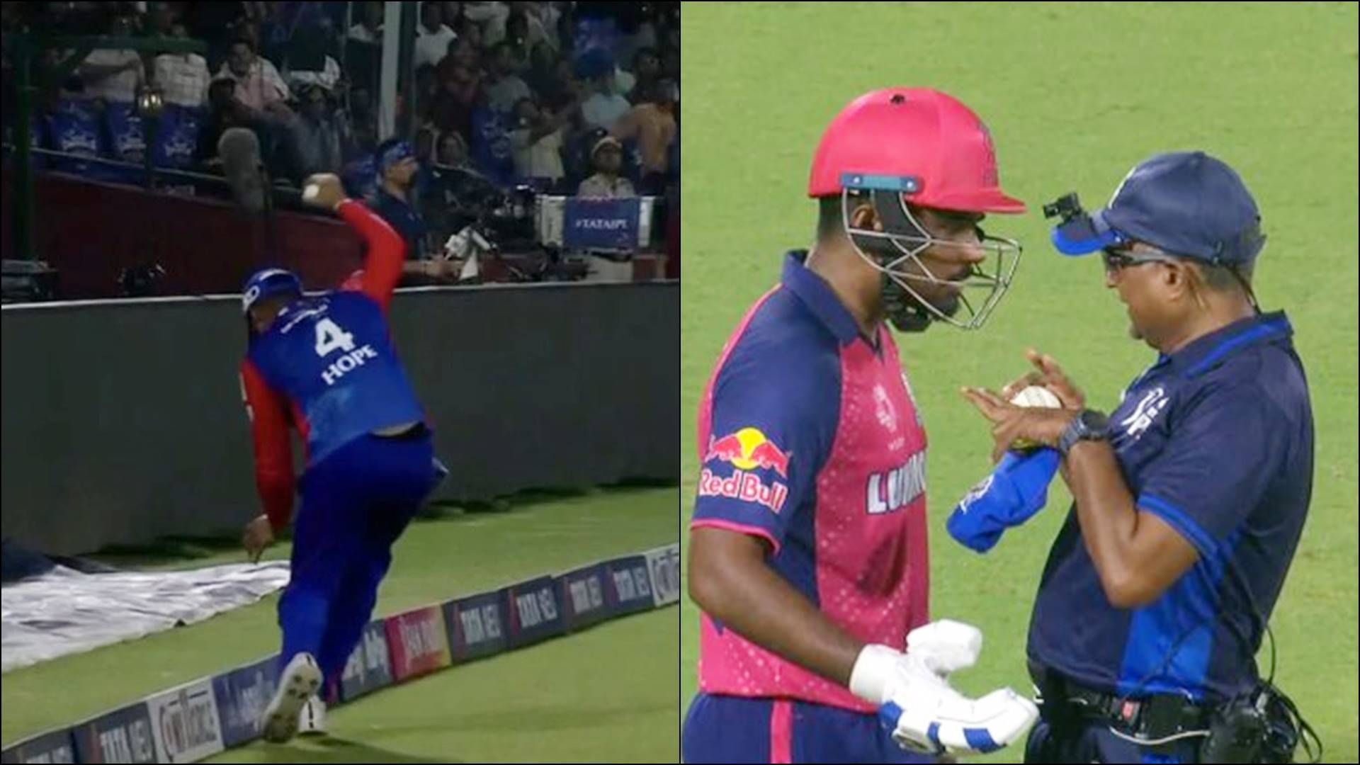 Watch: Sanju Samson engages in heated exchange with umpire after third umpire's decision goes against him Sanju Samson argues with on-field umpire after being given out by third umpire (Screengrab: X)