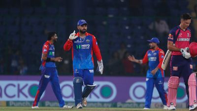 IPL 2024 Points Table: DC jump to 5th place after win over RR to continue their hunt for playoff spot, KKR lead the chart Delhi Capitals' Rishabh Pant celebrates his team's win over Rajasthan Royals during their IPL 2024 clash on May 7. (Getty)